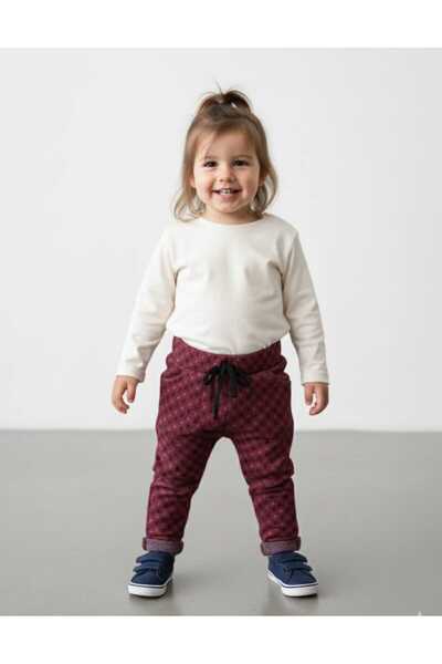MEYİCA Premium Quality Unisex Baby Soft Winter Jacquard Single Bottom Pants