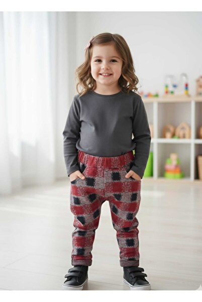 MEYİCA Premium Quality Unisex Baby Soft Winter Jacquard Single Bottom Pants