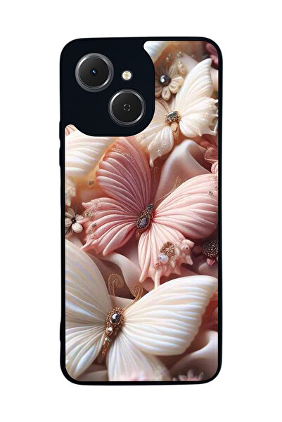 TECNO متوافق مع Spark 40C مطبوع، أسود غير لامع، سيليكون ناعم، واقي، غطاء ممتص للصدمات، حافظة