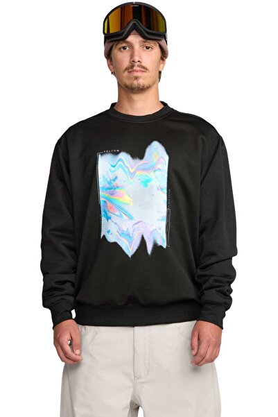 Volcom Hydro C Blk Men's Snowboard Sweatshirt