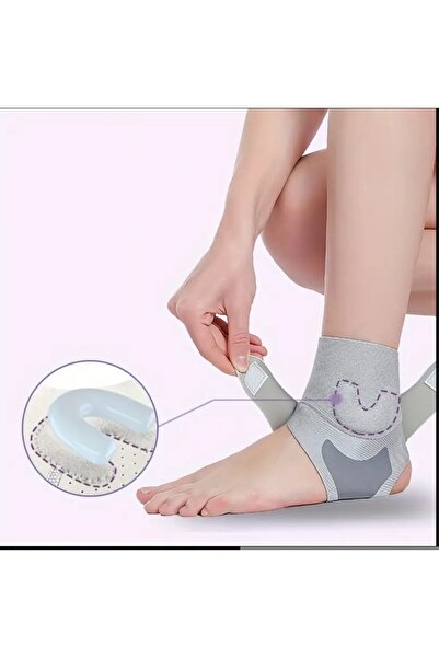 ORGANICYOU YANGZHOU 1 adet Ayarlanabilir Ayak Bileği Destekliği Silikon Jel P...