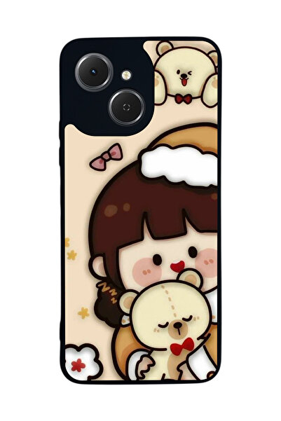 TECNO متوافق مع Spark 40C مطبوع، أسود غير لامع، سيليكون ناعم، واقي، غطاء ممتص للصدمات، حافظة