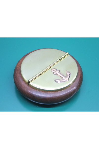 Epilons Scrumieră din alamă din lemn