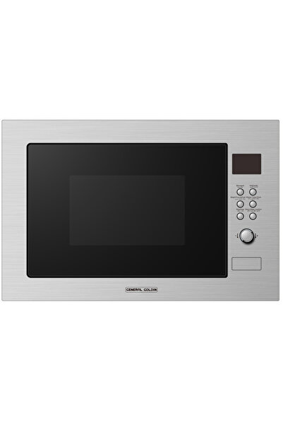 General Goldin فرن ميكروويف مدمج سعة 30 لترًا، مزود بشواية، شاشة LED رقمية، 1450 واط، سطح داخلي من الفولاذ.