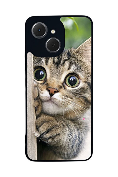 TECNO Spark 40C Compatible Printed , Matte Black, Soft Silicone, Protective, Shock Absorbing Cover, Case