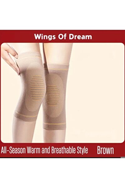 ORGANICYOU GUANGZHOU 2'li Elastik Kompresyon Diz Desteği - Nefes Alabilir&Dar...