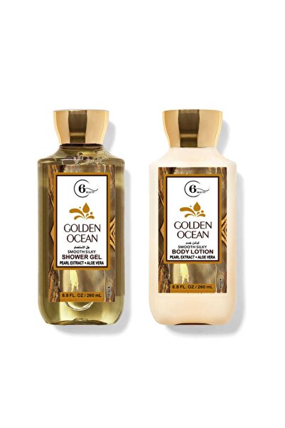 Beauty6 مجموعة جولدن تاتش من 6 بيوتي – لوشن وجل استحمام بخلاصة اللؤلؤ والألوفيرا