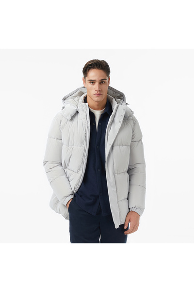 Nautica Erkek Gri Regular Fit Mont