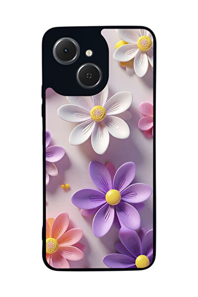 TECNO Spark 40C Compatible Printed , Matte Black, Soft Silicone, Protective, ...