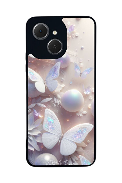 TECNO متوافق مع Spark 40C مطبوع، أسود غير لامع، سيليكون ناعم، واقي، غطاء ممتص للصدمات، حافظة