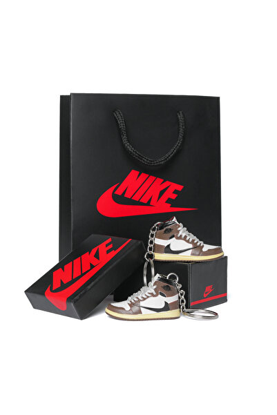 JORDAN 1 Retro High OG x Travis Keychain Set, Box and Bag