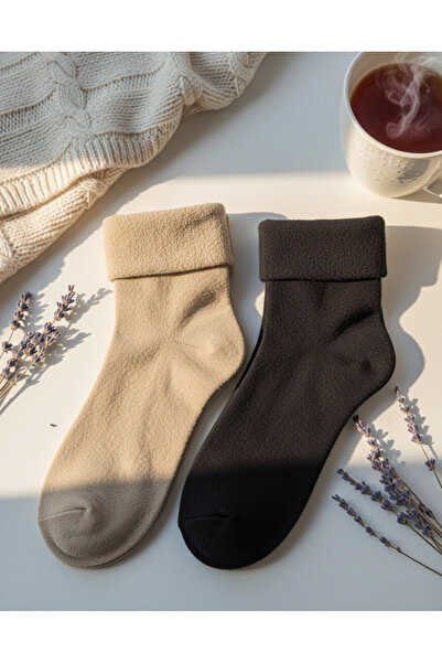 DRAV عبوة من 2 جوارب نسائية ناعمة