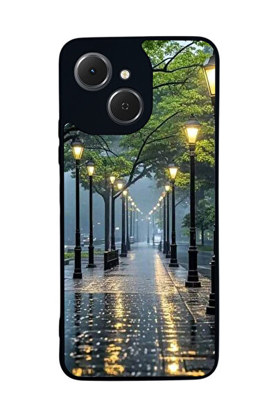 TECNO متوافق مع Spark 40C مطبوع، أسود غير لامع، سيليكون ناعم، واقي، غطاء ممتص للصدمات، حافظة