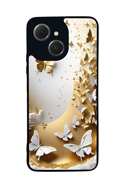 TECNO متوافق مع Spark 40C مطبوع، أسود غير لامع، سيليكون ناعم، واقي، غطاء ممتص للصدمات، حافظة