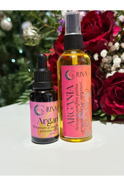LUNA SPA ARGANIA LUXURY OIL 30ml - intense hydration, natural shine, anti-aging properties