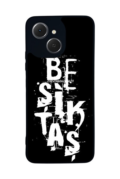 TECNO Spark 40C Uyumlu Baskılı, Mat Siyah,Yumuşak Silikon, Koruyucu,Şok Emici...