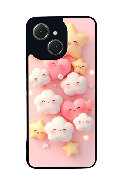 TECNO متوافق مع Spark 40C مطبوع، أسود غير لامع، سيليكون ناعم، واقي، غطاء ممتص للصدمات، حافظة