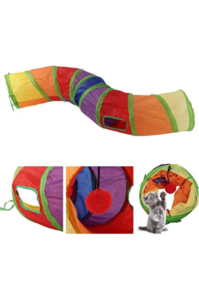 Twin Store Cat Play Tunnel 117 Cm