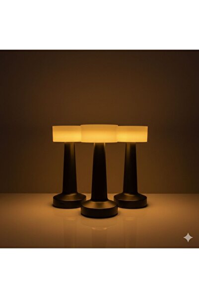 ROHS Wireless LED Table Lamp – Multi-color – Touch Light – Black – 3 Lamps Display