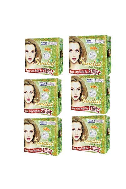 alatar Sandalwood Cream for Skin, Face and Hands, 6 Pieces