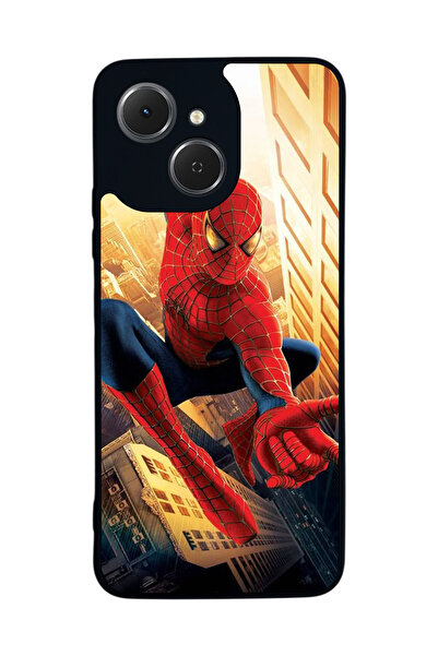 TECNO Spark 40C Compatible Printed , Matte Black, Soft Silicone, Protective, Shock Absorbing Cover, Case