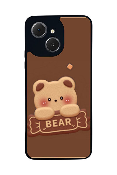 TECNO متوافق مع Spark 40C مطبوع، أسود غير لامع، سيليكون ناعم، واقي، غطاء ممتص للصدمات، حافظة