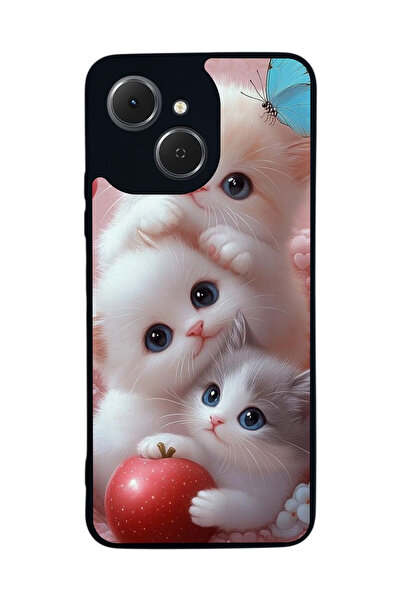 TECNO Spark 40C Compatible Printed , Matte Black, Soft Silicone, Protective, ...