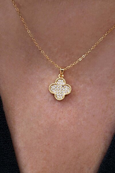 Ayno Yonca Taş Detaylı Kadın Çelik Kolye