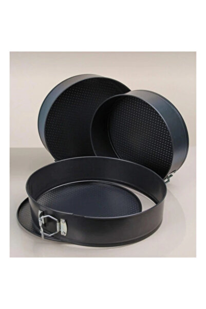 Epilons 3-Piece Cake Mold Set with Clamps Nm-99325