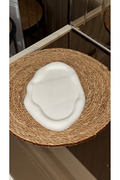 MYELFA Decorative Cloud Plate Organizer Jewelry Plate Candle Plate Presentati...