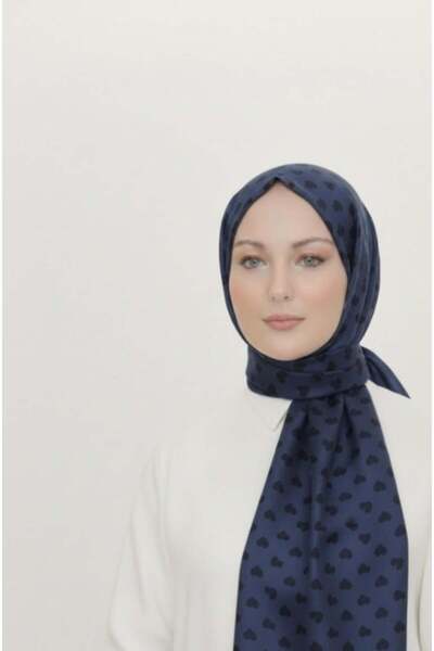 Armine Trend J.Capri Şal 4 135 Kalp Lacivert