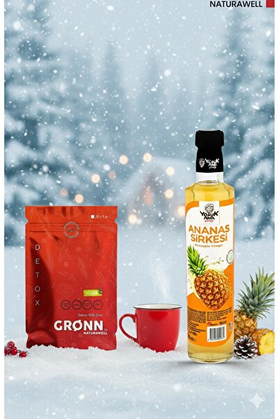 Naturawell Detox Şase Bitki Çayı + Ananas Sirkesi 500 ML