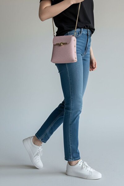MAY BAGS Glitter Crossbody Bag with Mini Wallet Gift