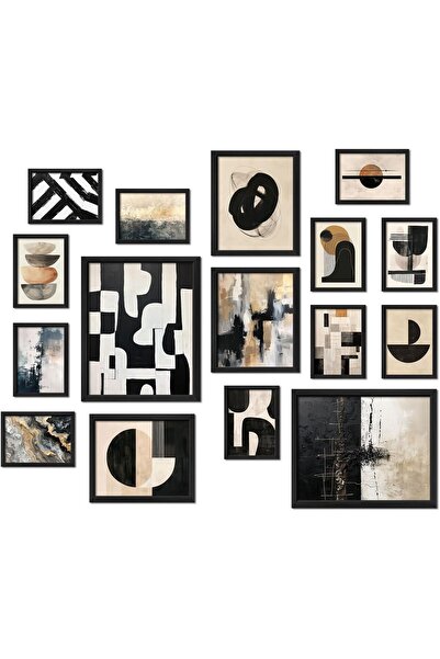 ALAYRA International مجموعة من 16 قطعة فنية جدارية - مطبوعات ملصقات مناظر طبي...