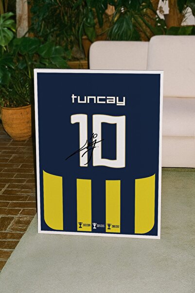 Base Concept Αφίσα εκτύπωσης με αυτόγραφο φανέλας Νούμερο 10 του Tuncay Şanlı...