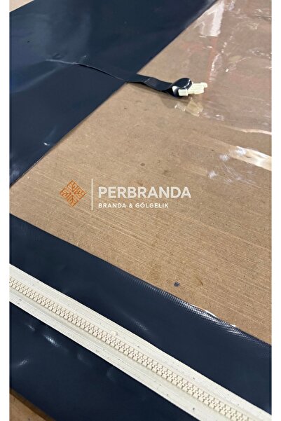 PERBRANDA 200x300 cm Fermuarlı Şeffaf Kış Bahçesi Brandası – Branda Eklemeli ...