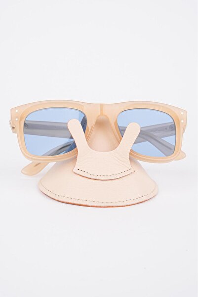 Prensesbenim Leather Glasses Stand /Glasses Holder Bedside Table /Decorative ...