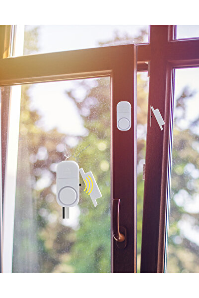 Lollihome 110 dB Güçlü Hırsızlık Alarmı Kapı-Pencere Sensörlü Güvenlik Sistem...