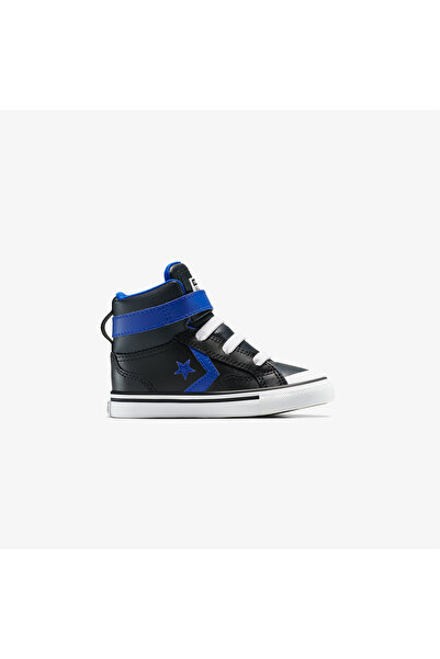 Converse Pro Blaze Strap Leather Easy On Bebek Siyah Sneaker