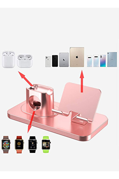 Generic Wireless Charging Dock for iPhone, AirPods, and Smartwatch – 10W Fast Charging