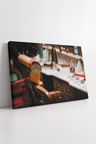 KOSS Dijital Scaun de frizer vintage și echipament Scenă retro de frizerie Pi...