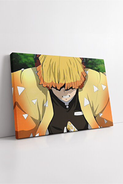 KOSS Dijital Demon Slayer Zenitsu Scenă de acțiune Tonuri galbene Ilustrație ...