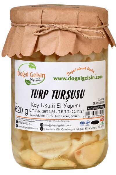 Doğal Olarak Simav'dan Doğal Gelsin Kolay Gelsin Turp Turşusu - 620 gr
