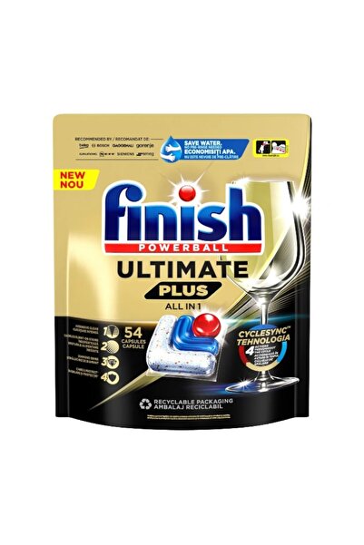 Finish Set 2 x 54 Capsule Detergent pentru Masina de Spalat Vase Ultimate Plus
