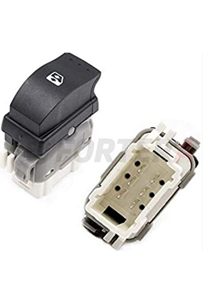 Fortera Cam Açma Anahtarı Düğmesi Arka Sağ Sol Megane II