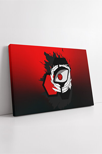 KOSS Dijital Naruto Uchiha Sharingan Roșu Negru Design Minimalist Anime Pictu...