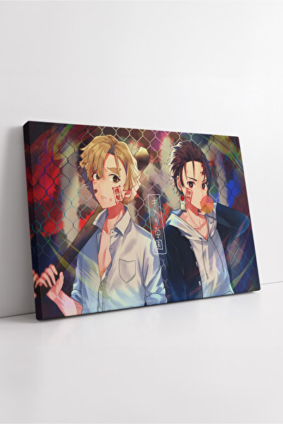 KOSS Dijital Demon Slayer Modern Street Style Anime Design Portret dublu Artă...