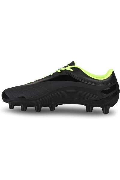 NIVEA Airstrike Football Shoes for Men (Black/Green, UK Size - 07)