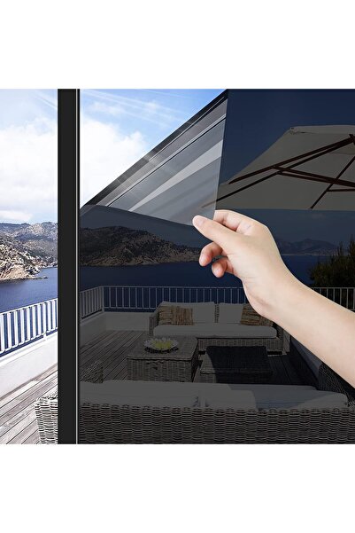 LUXER Self-Adhesive Window Film with UV Protection and Mirror Effect Luxer, D...