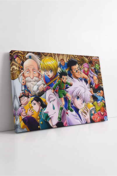 KOSS Dijital Hunter x Hunter Gon Killua Kurapika Hisoka Anime Ekip Colorat Sc...